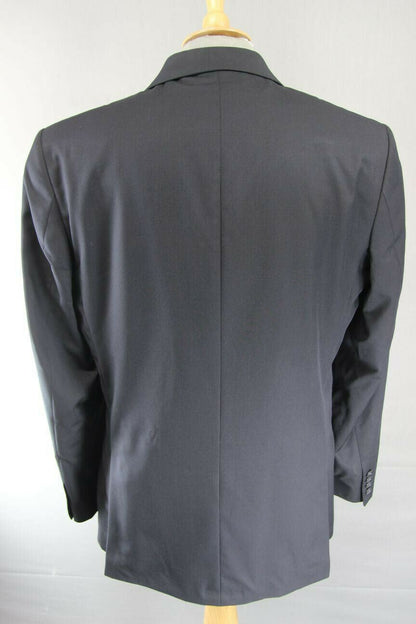 BRAND NEW WOOL RICH BLEND BLACK JACKET: 42 INCH (SHORT OR LONG, TAILORED FIT)
