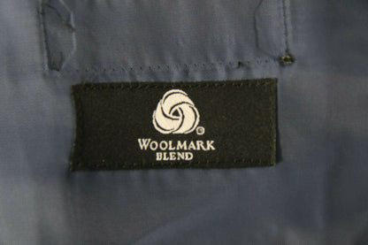 BRAND NEW WOOL RICH BLEND BLUE JACKET: 36 INCH CHEST (LONG FIT)