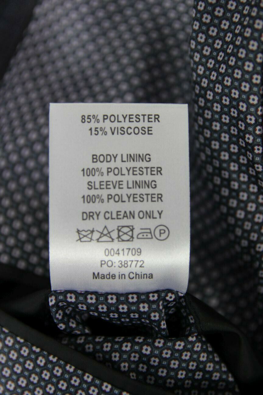 BRAND NEW CHECKED DARK BLUE/NAVY JACKET: 38 INCH CHEST (REGULAR FIT)