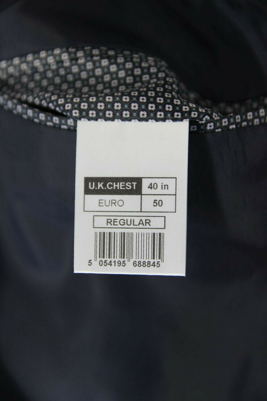 BRAND NEW DARK BLUE/NAVY JACKET: 40 INCH CHEST (REGULAR FIT)