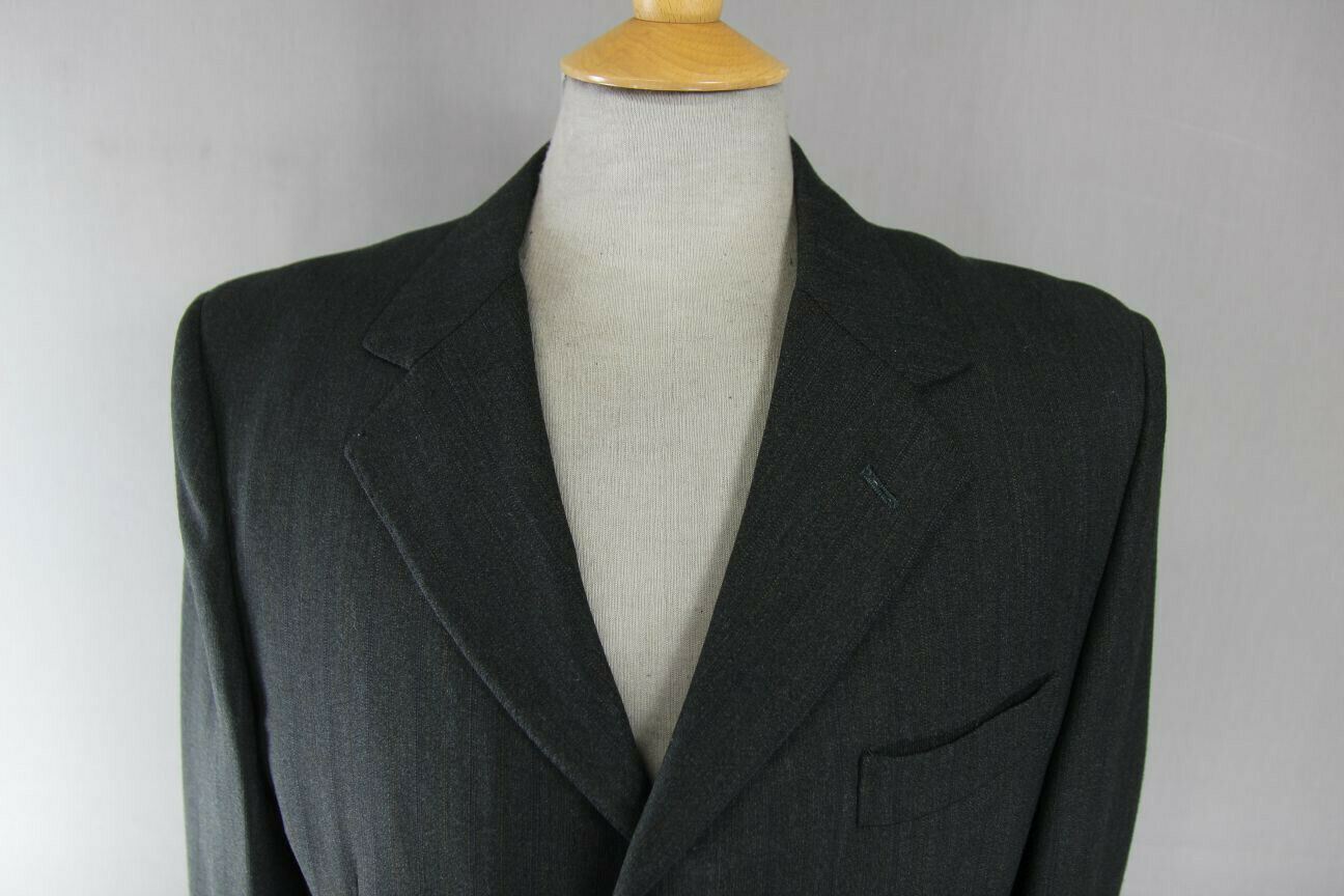 VINTAGE 1970's DUNN & CO SUPERFINE WORSTED WOOL SUIT CHEST 41 INCH/WAIST 33 INCH