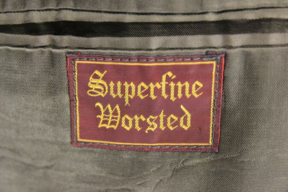 VINTAGE 1970's DUNN & CO SUPERFINE WORSTED WOOL SUIT CHEST 41 INCH/WAIST 33 INCH