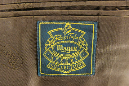 SUPERB MAGEE 2 PIECE PURE WOOL SUIT CHEST 42/WAIST 30 INCHES