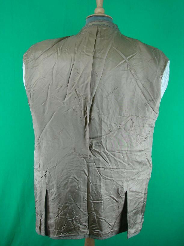 SUPERB PURE WOOL PIERRE CARDIN LIGHT BROWN TWEED JACKET 41 INCH