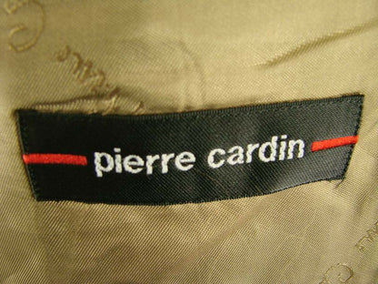 SUPERB PURE WOOL PIERRE CARDIN LIGHT BROWN TWEED JACKET 41 INCH