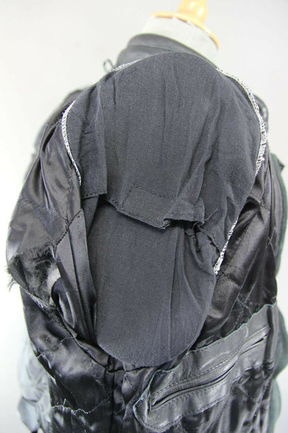 BRITISH DESIGNED & STYLED RHINO COWHIDE LEATHER BIKER JACKET WITH ARMOUR SIZE 14