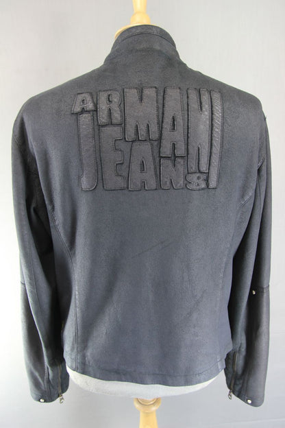 ARMANI JEANS CLASSIC BLACK JACKET 46 INCH/XXL