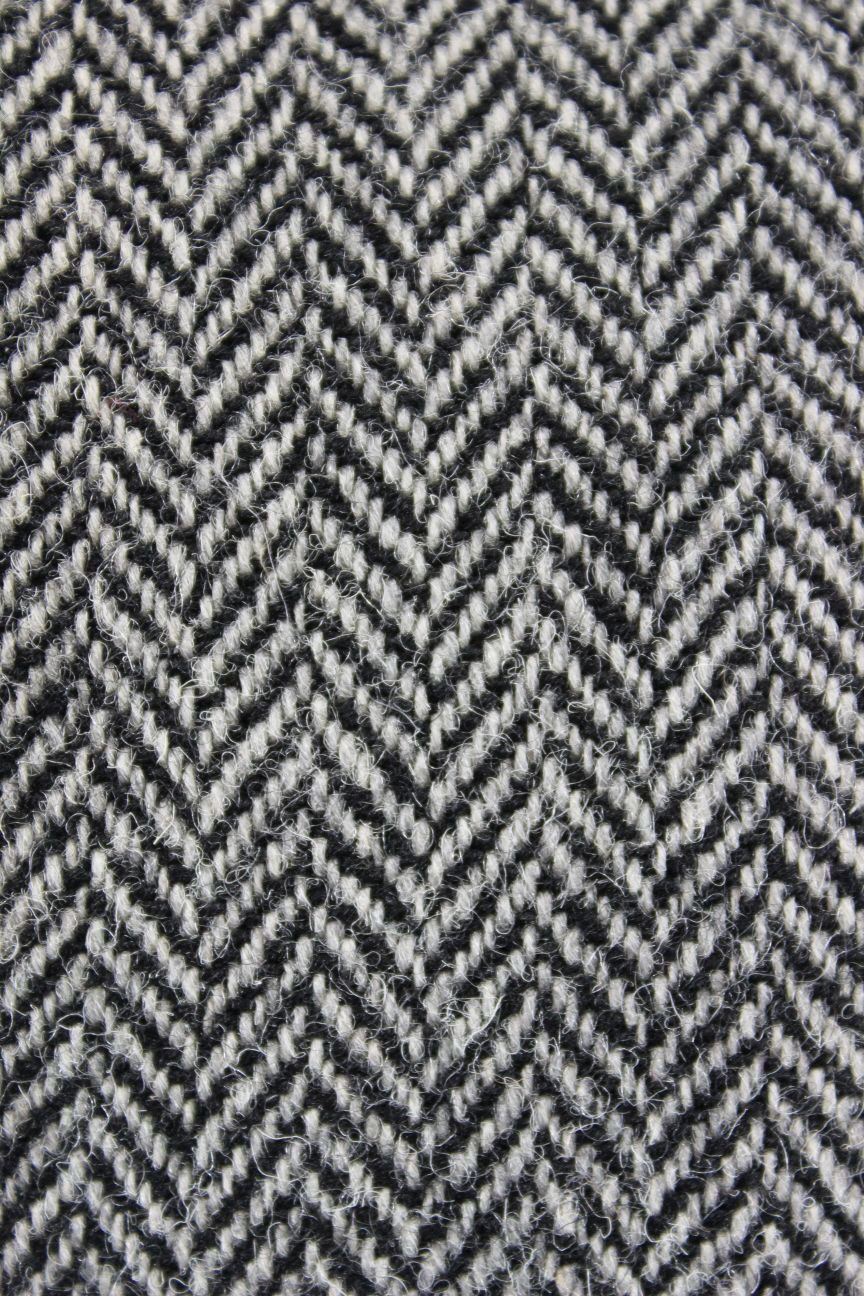 CLASSIC BRITISH MADE JOHN G.HARDY PURE WOOL GREY HERRINGBONE TWEED JACKET 44 IN