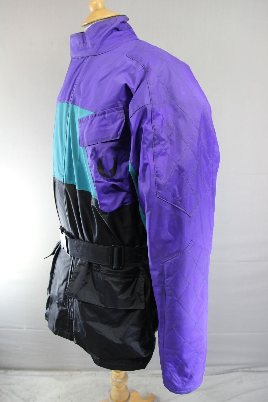 VINTAGE BELSTAFF PRO-BIKA TEXTILE BIKER JACKET+PROTECTORS/ADDITIONAL LINING 46"