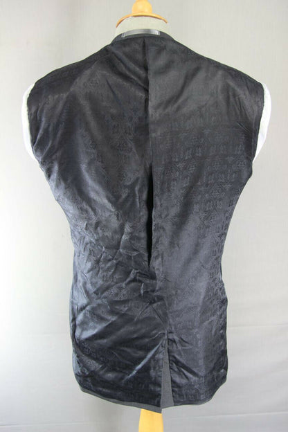 BRAND NEW DARK GREY/CHARCOAL JACKET WITH BLACK TRIM: 36IN CHEST (EXTRA LONG FIT)