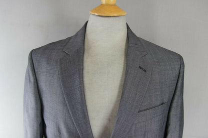 BRAND NEW WOOL RICH BLEND GREY JACKET: 40 INCH CHEST (REGULAR FIT)