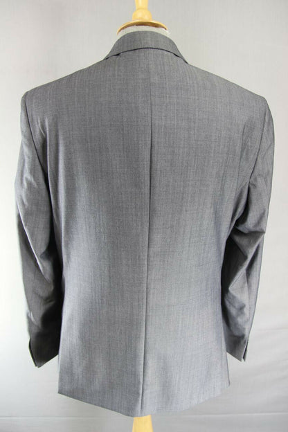 BRAND NEW WOOL RICH BLEND GREY JACKET: 40 INCH CHEST (REGULAR FIT)