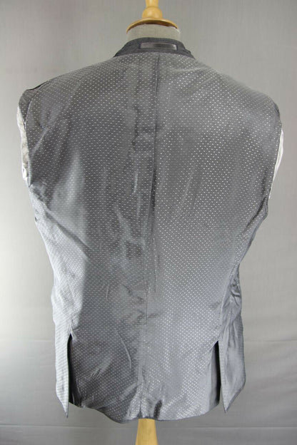 BRAND NEW WOOL RICH BLEND GREY JACKET: 40 INCH CHEST (REGULAR FIT)