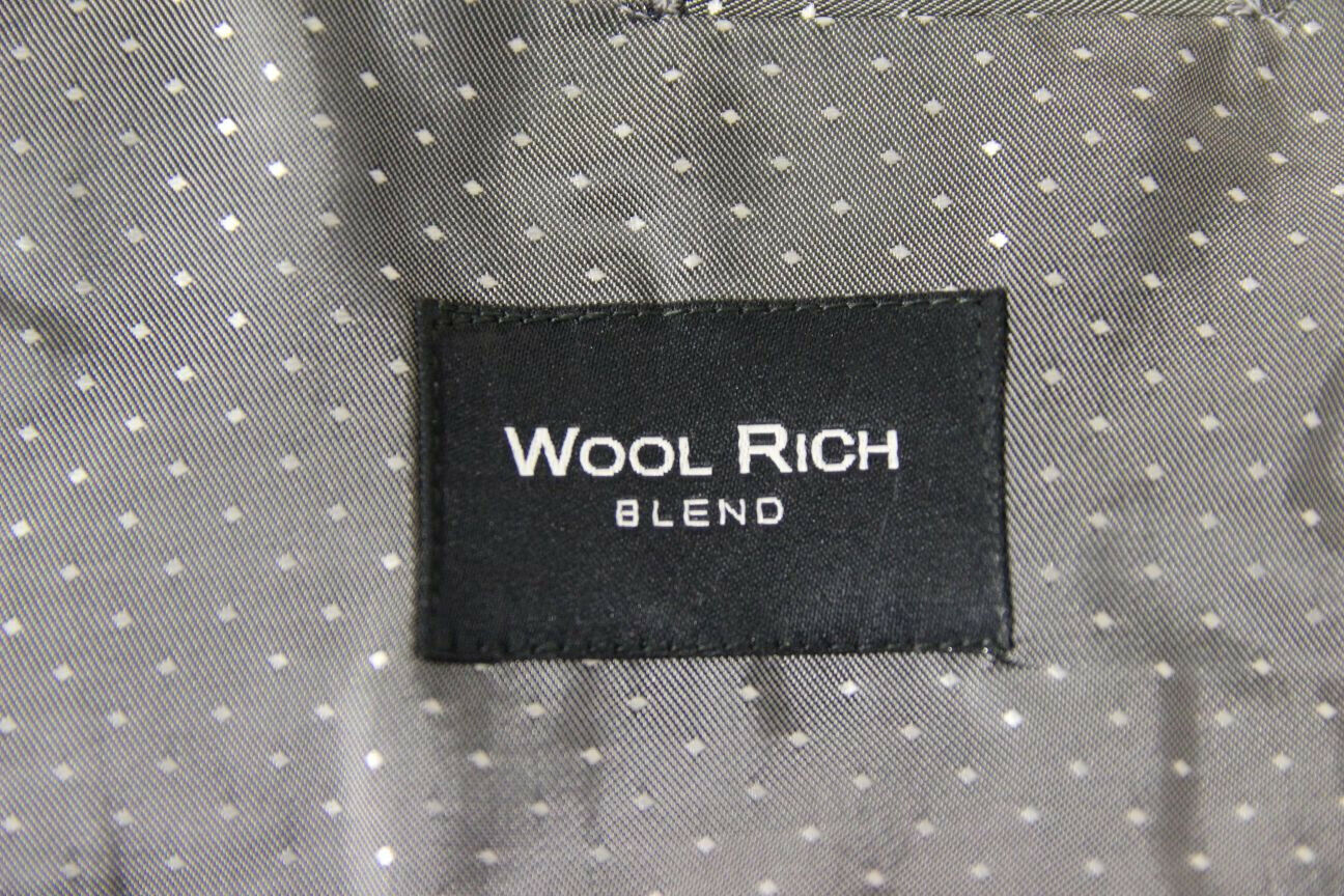 BRAND NEW WOOL RICH BLEND GREY JACKET: 40 INCH CHEST (REGULAR FIT)