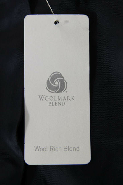 BRAND NEW WOOL RICH BLEND BLUE JACKET: 40 INCH CHEST (REGULAR FIT)