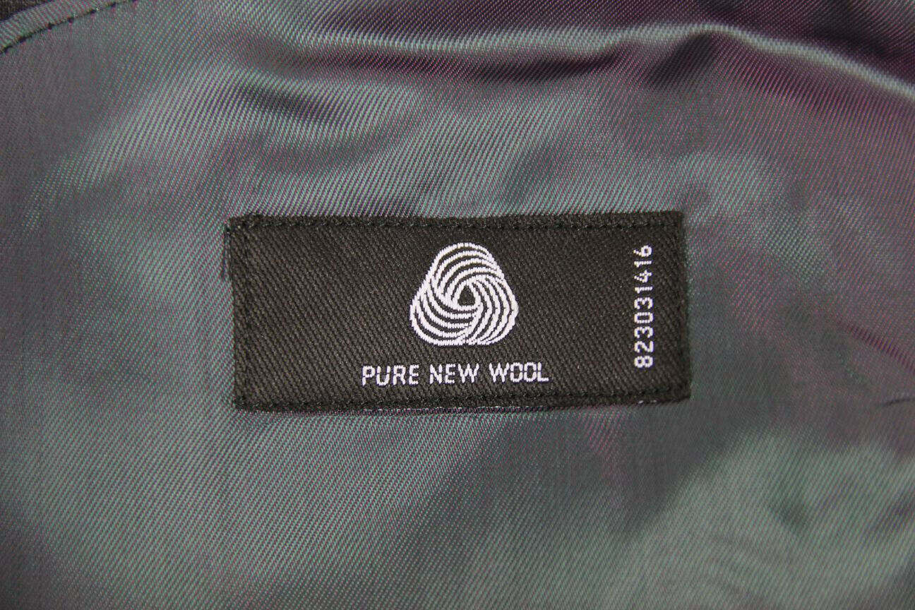 BRAND NEW PURE WOOL ITALIAN FABRIC GREY JACKET: 38" CHEST (REGULAR OR SHORT FIT)