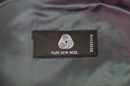 BRAND NEW PURE WOOL ITALIAN FABRIC GREY JACKET: 38" CHEST (REGULAR OR SHORT FIT)