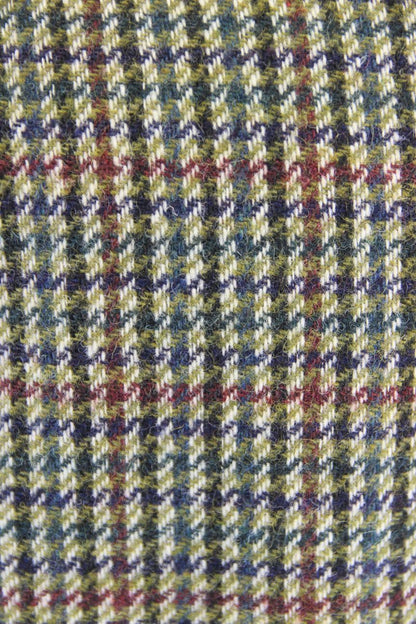 COUNTRY TRADER PURE WOOL GREEN HOUNDSTOOTH CHECKED JACKET 42 INCH (REG FIT)