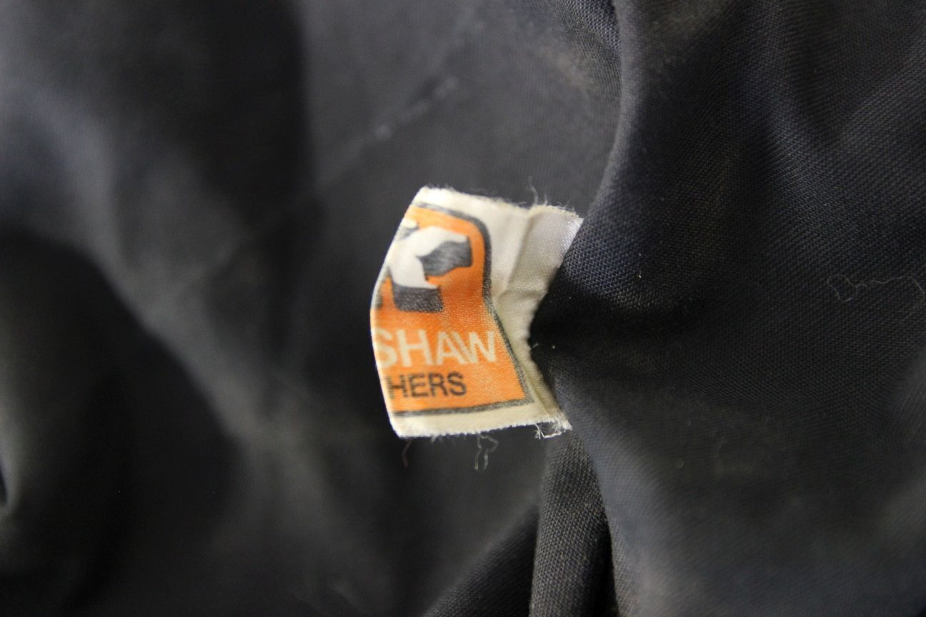 VINTAGE KERSHAW LEATHERS CLASSIC BLACK BIKER JACKET 38-40 INCH