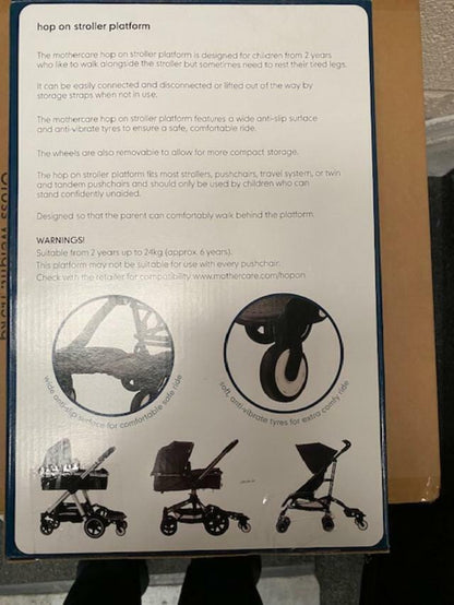 Mothercare Universal Hop on Stroller Platform for Pram Pushchair ages 2 to 6 yrs