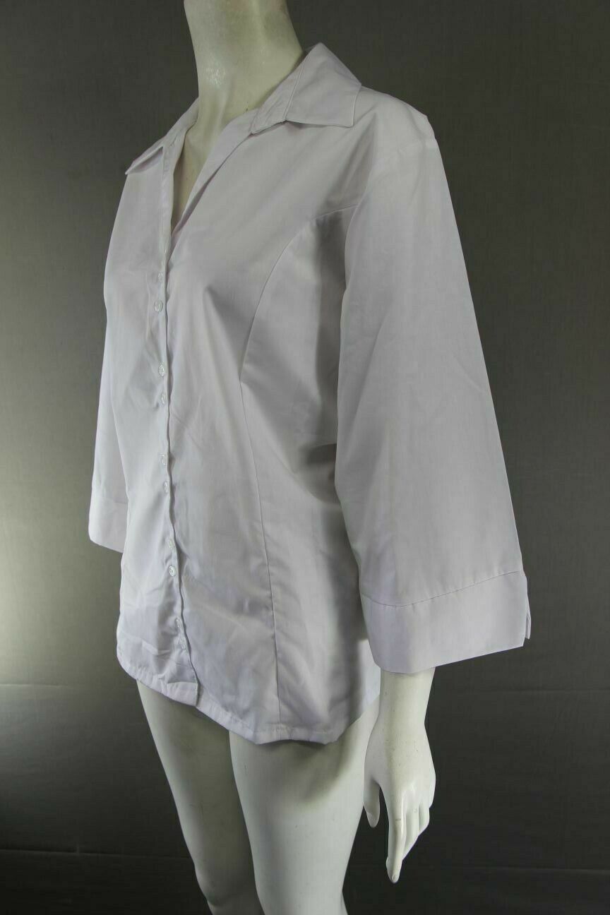 10 x GEORGE LADIES WHITE PLUS SIZED BLOUSE SIZE 24 . FREE DELIVERY