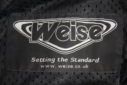 WEISE LEATHER BIKER JACKET WITH SHOULDER & ELBOW KNOX CE ARMOUR 40 INCH