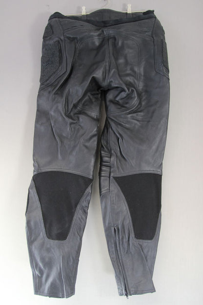 HEIN GERICKE STREETLINE LEATHER BIKER TRSRS+ARMOUR/KNEE SLIDERS WAIST 36/LEG 33"