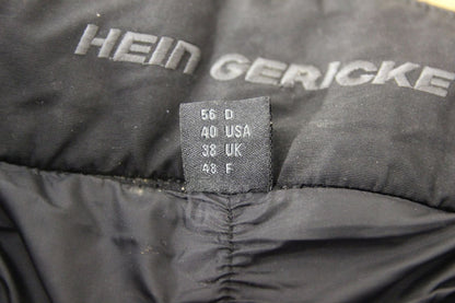 HEIN GERICKE STREETLINE LEATHER BIKER TRSRS+ARMOUR/KNEE SLIDERS WAIST 36/LEG 33"