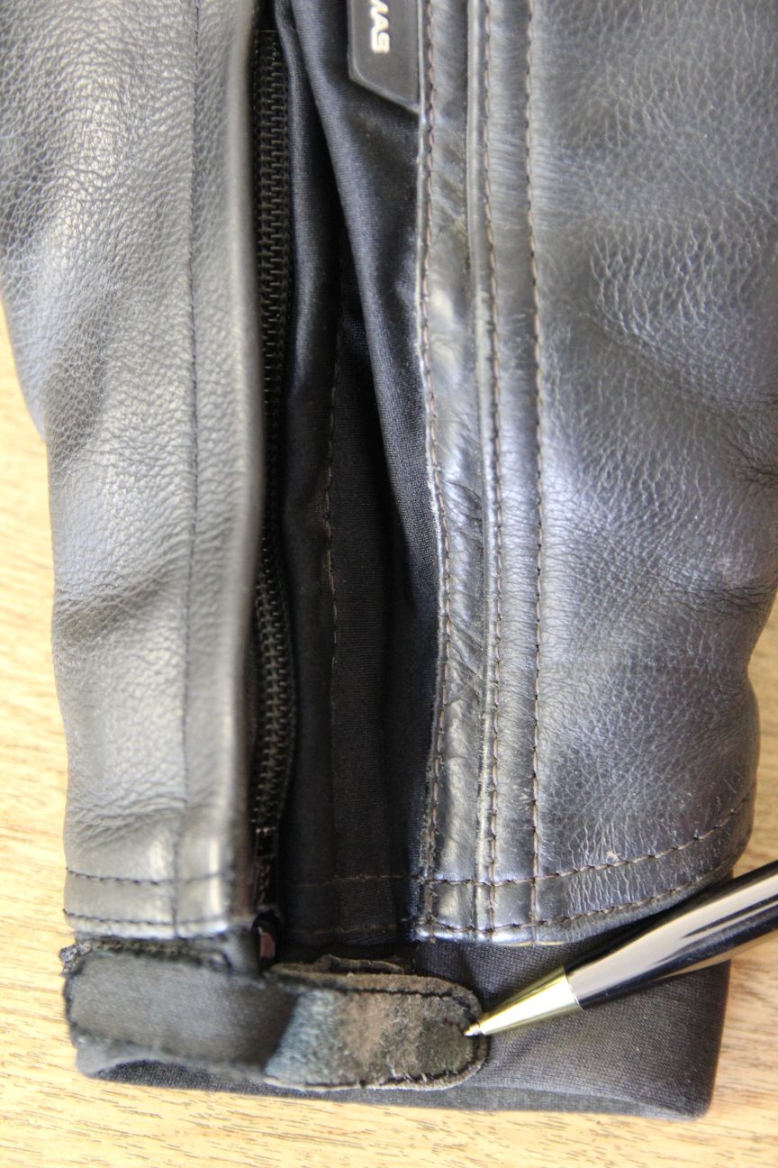 FRANK THOMAS XTI TITANIUM BLACK LEATHER BIKER JKT + CE ARMOUR/THERMAL LINING 40"