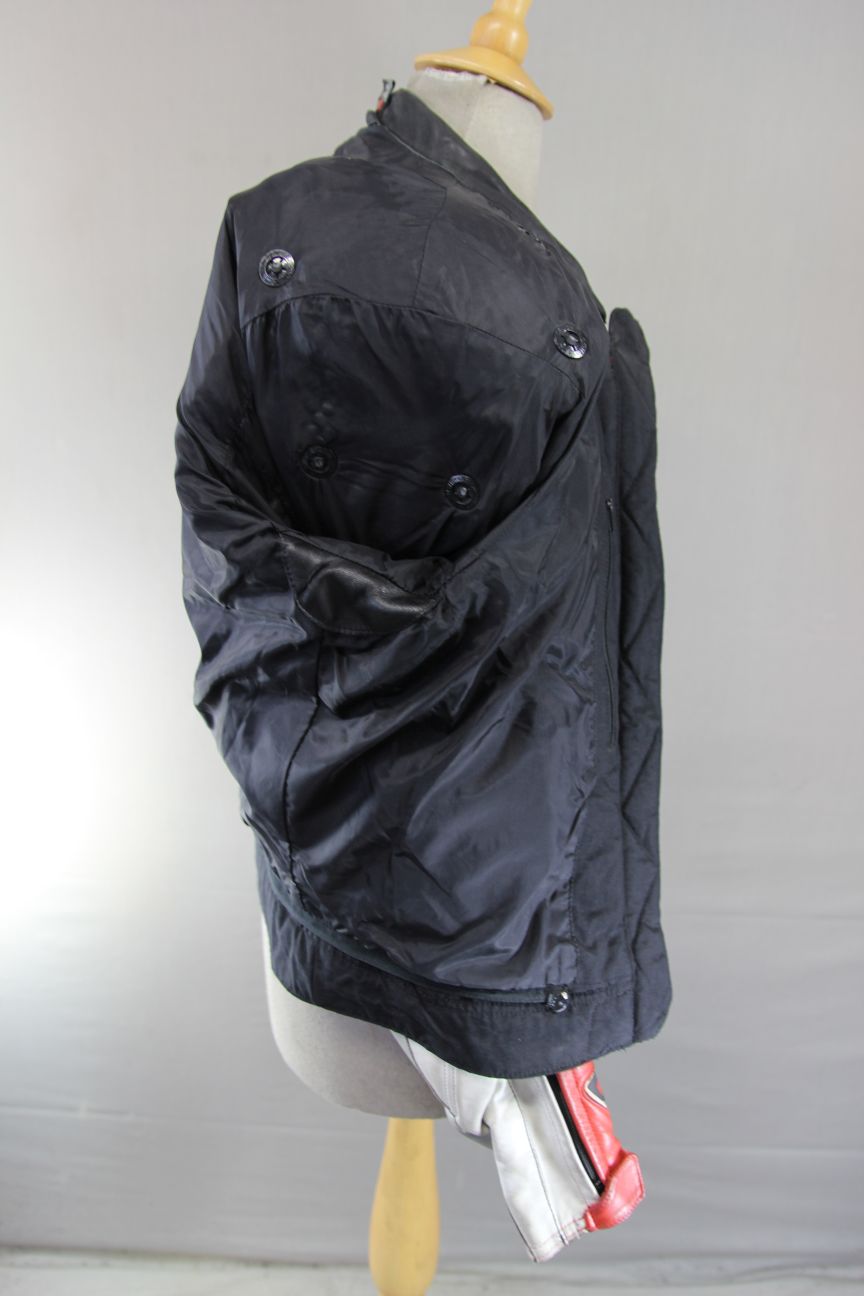 HEIN GERICKE PRO SPORTS LEATHER BIKER JACKET WITH HIPROTEC CE ARMOUR 36 INCH