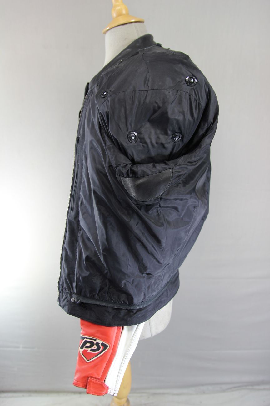 HEIN GERICKE PRO SPORTS LEATHER BIKER JACKET WITH HIPROTEC CE ARMOUR 38 INCH