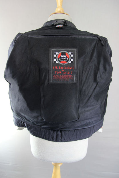 HEIN GERICKE PRO SPORTS LEATHER BIKER JACKET WITH HIPROTEC CE ARMOUR 36 INCH