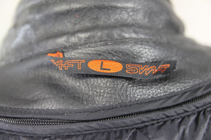 SWIFT INNOVATION LEATHER BIKER JACKET WITH THERMAL LINING 42-44 INCH/LARGE