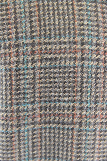 1880 CLUB CLASSIC CHECKED BROWN WOOL RICH BLEND TWEED JACKET 38 INCH