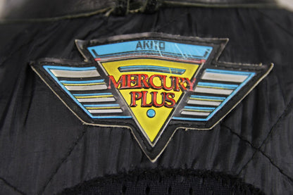 AKITO MERCURY PLUS CLASSIC BLACK LEATHER BIKER JACKET WITH BACK PROTECTOR 42-44"