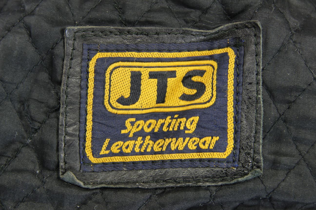 CLASSIC JTS BLACK LEATHER THINSULATE 3M THERMAL LINED BIKER JACKET 40-42 INCH