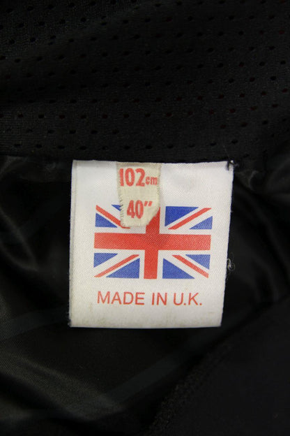 CLASSIC BRITISH MADE SPORTEX DOLOMITE BLACK LEATHER BIKER JACKET 38-40 INCH