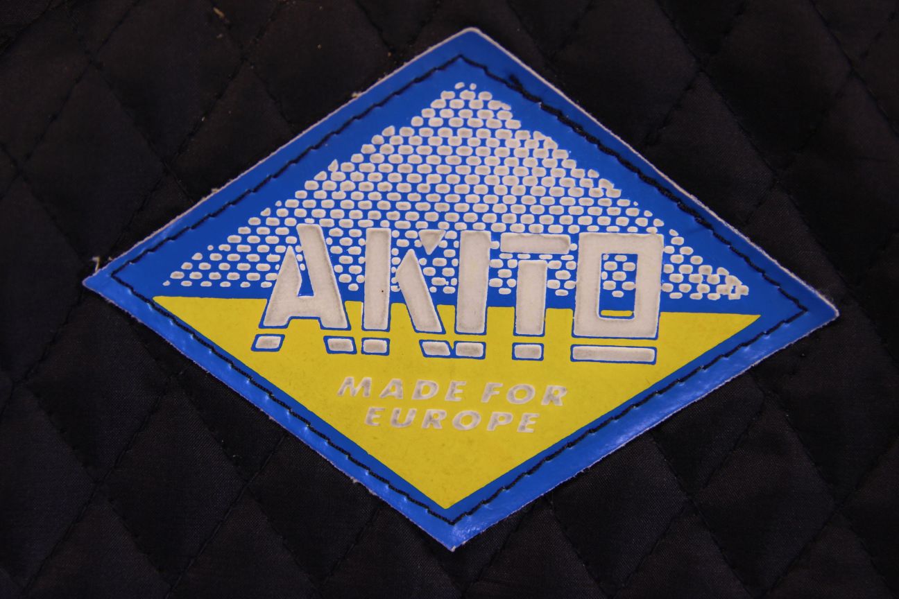 AKITO APOLLO PLUS LEATHER BIKER JACKET + BACK, SHOULDER & ELBOW PROTECTORS 42 IN