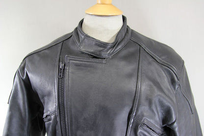 HOCO CLASSIC BLACK LEATHER JACKET 42-44 INCH CHEST