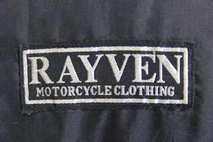CLASSIC RAYVEN BLACK LEATHER BIKER JACKET 38-40 INCH CHEST