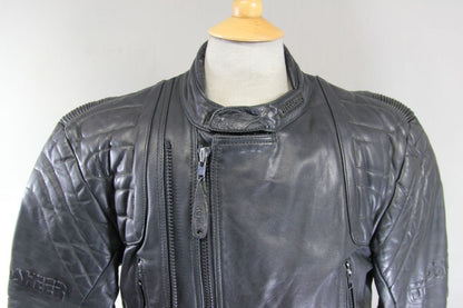 CLASSIC FIELDSHEER BLACK LEATHER BIKER JACKET 40-42 INCH CHEST