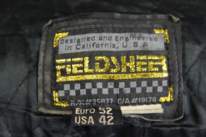 CLASSIC FIELDSHEER BLACK LEATHER BIKER JACKET 40-42 INCH CHEST