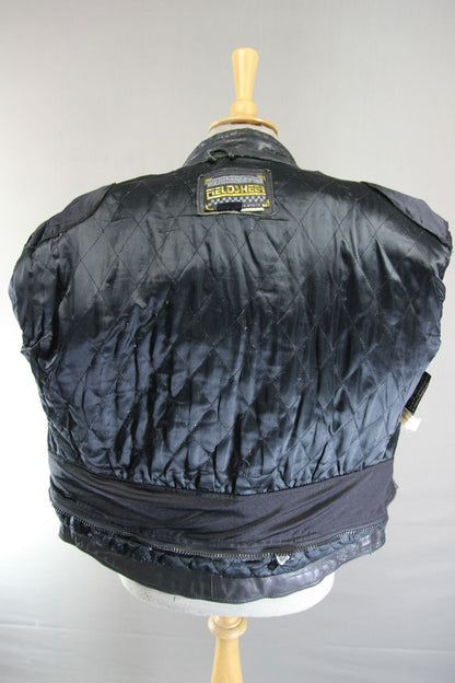 CLASSIC FIELDSHEER BLACK LEATHER BIKER JACKET 40-42 INCH CHEST