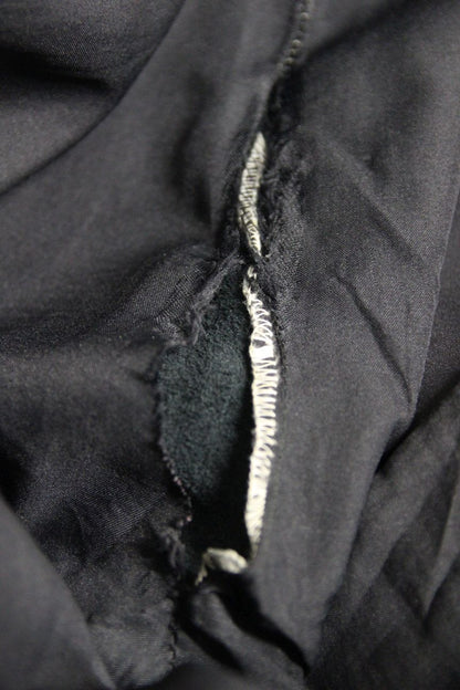 RHINO CLASSIC BLACK LEATHER BIKER JEANS: WAIST 32 INCHES/INSIDE LEG 34 INCHES