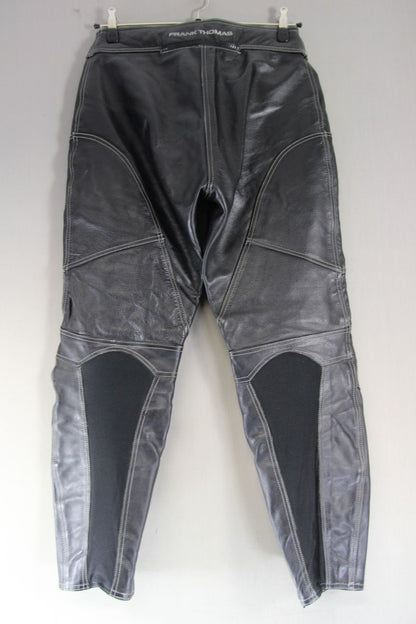 FRANK THOMAS LADY RIDER BIKER TROUSERS SIZE 12: WAIST 30 INCHES/LEG 29 INCHES