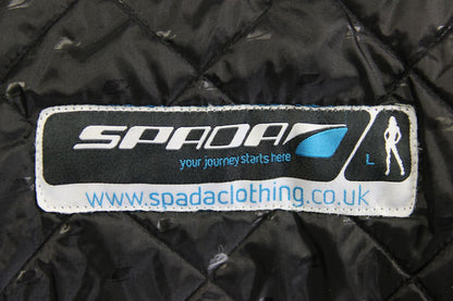 SPADA WATERPROOF BLACK TEXTILE BIKER JACKET WITH ARMOUR & THERMAL LINING 38 IN/L