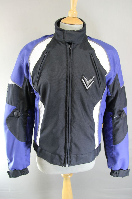 FRANK THOMAS WATER RESISTANT TEXTILE BIKER JCKT + ARMOUR & THERMAL LINING 38"/S
