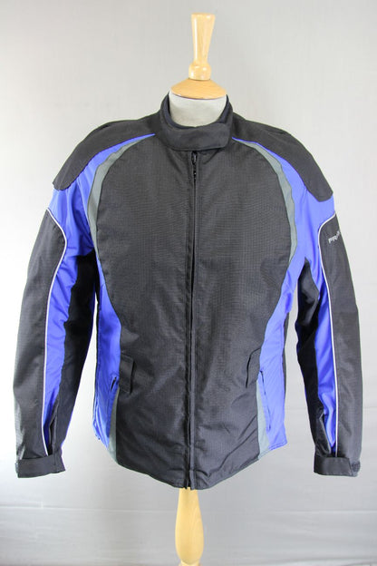 FRANK THOMAS LADY RIDER TEXTILE BIKER JACKET + CE ARMOUR & THERMAL LINING 38"/L