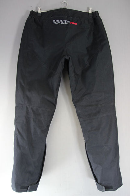 AKITO COUGAR PLUS BLACK TEXTILE BIKER TROUSERS + CE ARMOUR: WAIST 40/LEG 35"/3XL