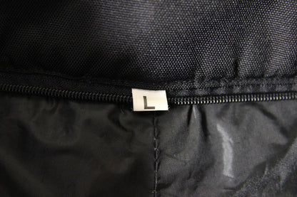 SPADA PERMER TEX BLACK TEXTILE BIKER TROUSERS: WAIST 32-34 IN/INSIDE LEG 30 IN